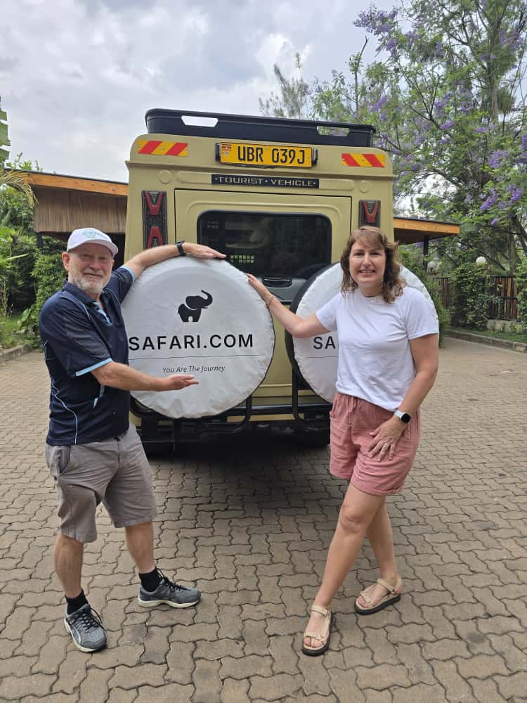 Australian guests traveling to Uganda’s Gorilla Leisure Lodge for a once-in-a-lifetime gorilla trekking experience in Bwindi Forest.